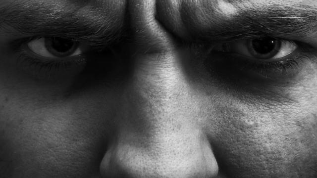 Angry man